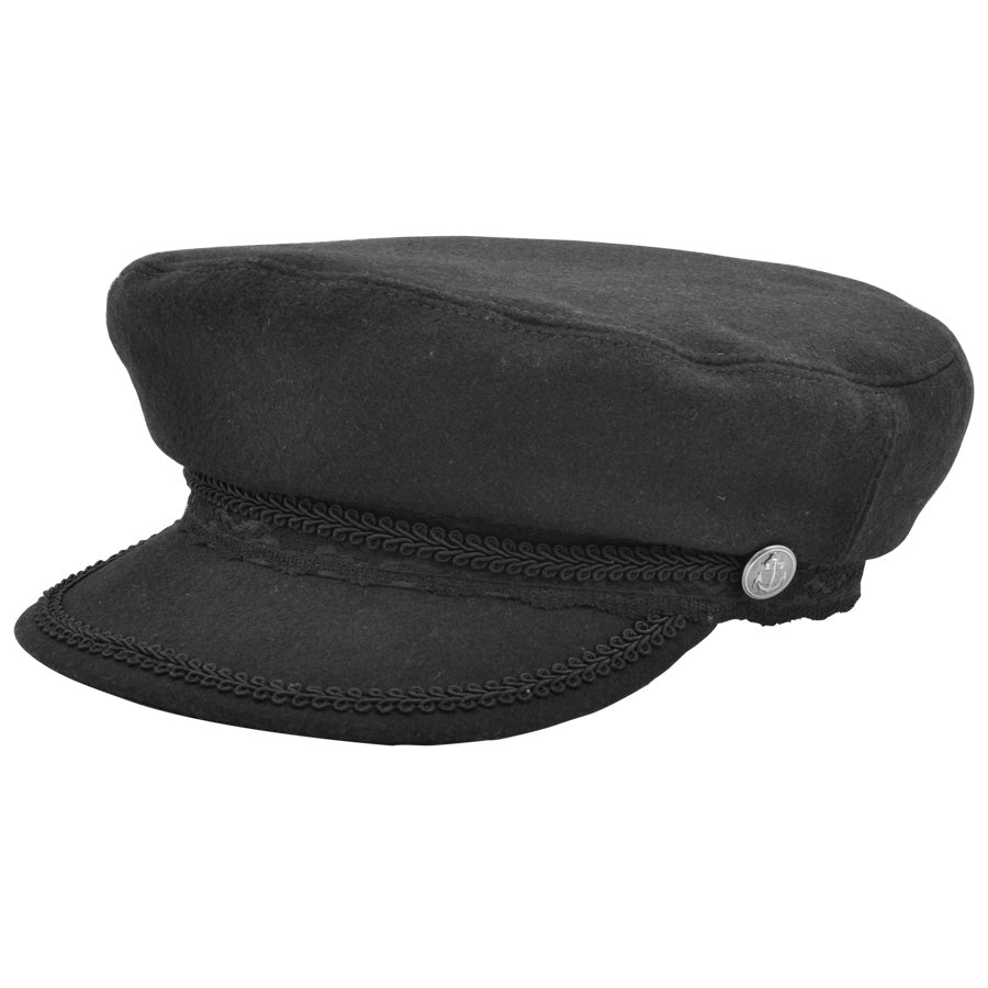 帽子 Wool Felt Fisherman Cap Maz Wool Felt Breton Fisherman Fiddler Caps – Planet Head wear