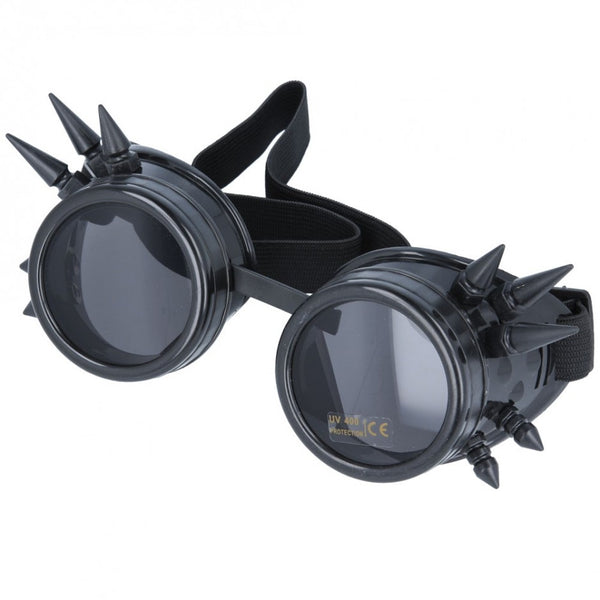 Vintage Steampunk Spike Goggles Glasses Cyber Punk Gothic