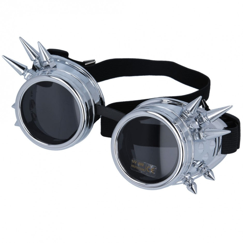 goggles cyber goth Vintage Steampunk Spike Goggles Glasses Cyber Punk Gothic – Planet Head wear