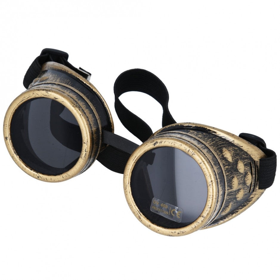 Steampunk Goggles Glasses Cosplay Cyber Punk Gothic
