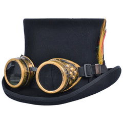 Steampunk Top Hat With Goggles