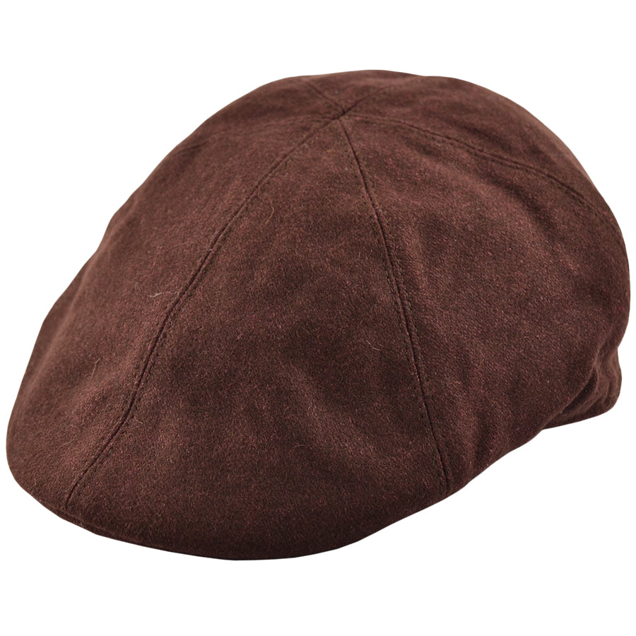 G&H Six Panel Wool Flat Cap