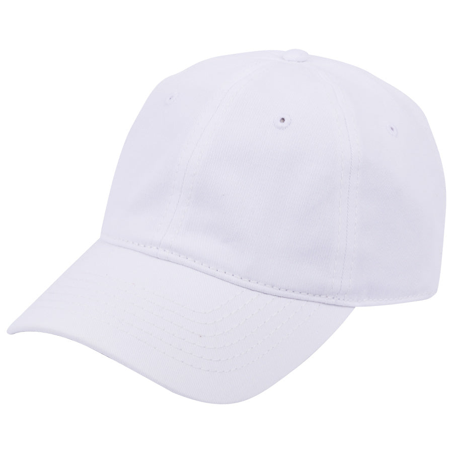 Carbon212 Curved Visor Baseball Caps - White