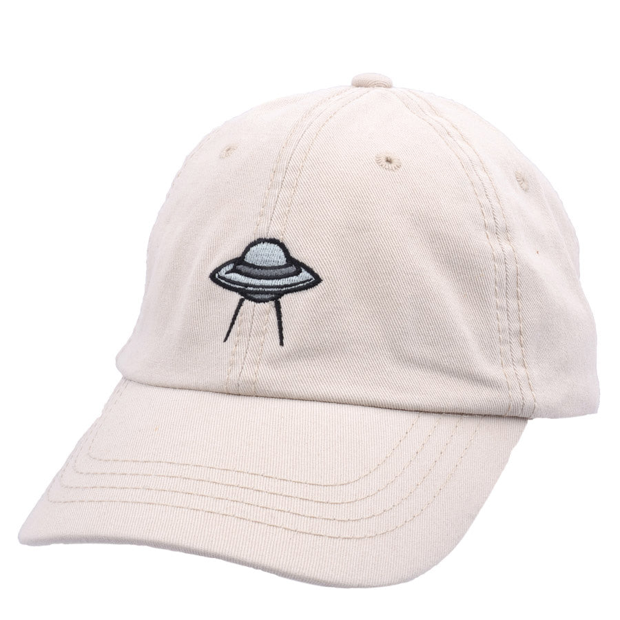 Carbon212 UFO Curved Visor Baseball Caps - Stone