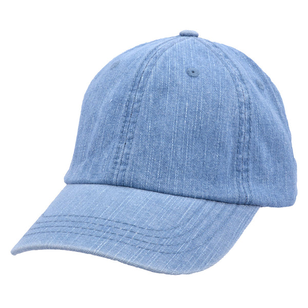 Carbon212 Denim Curved Visor Baseball Caps