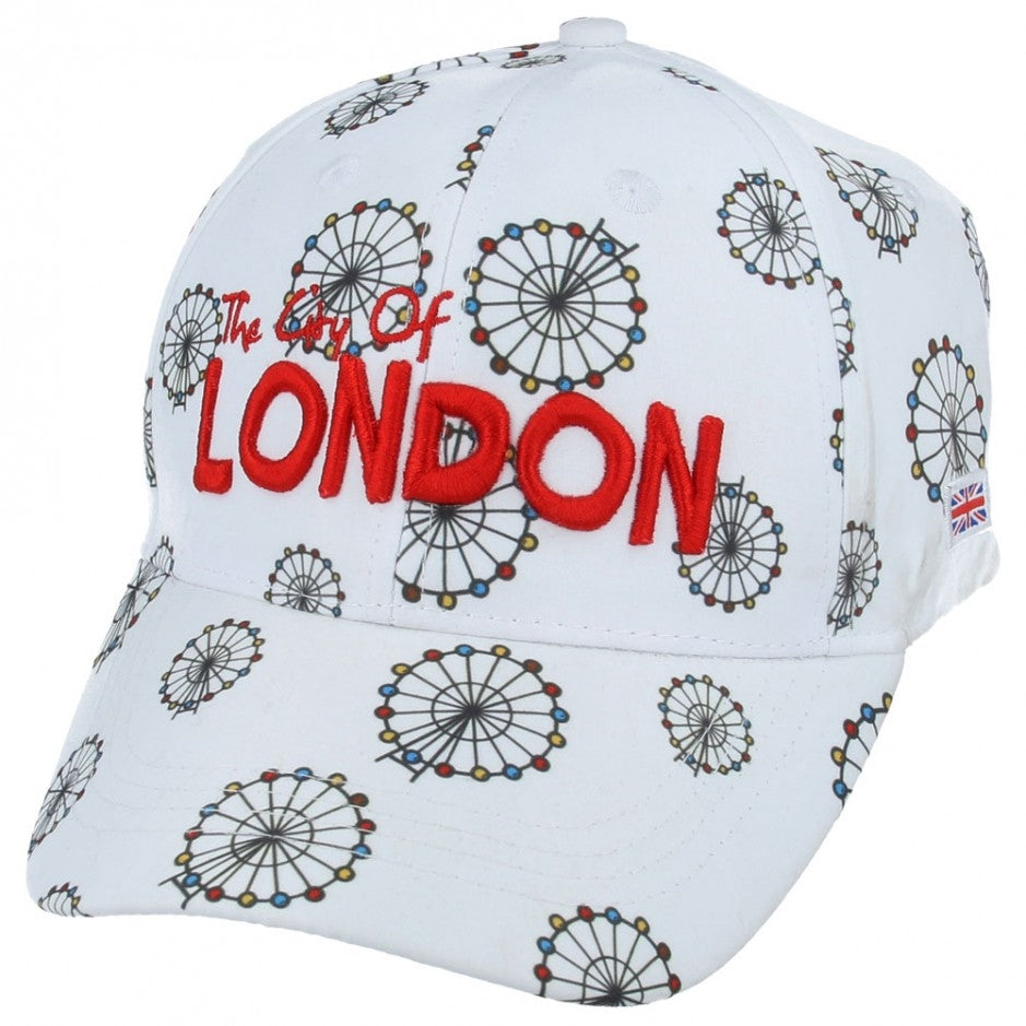 Carbon212 London Eye Baseball Caps - White