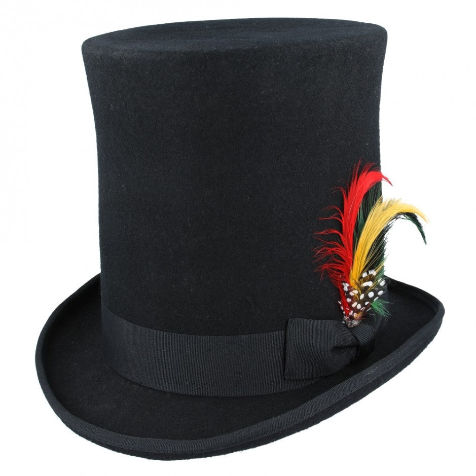 Abraham Lincoln Wool Stove Pipe Hat Black