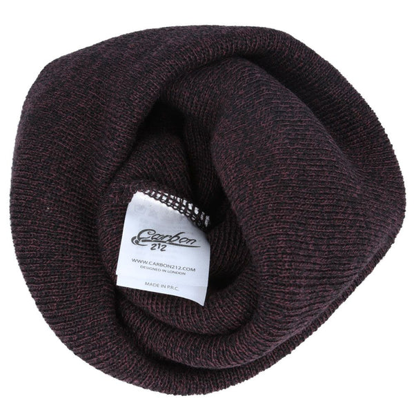 Carbon212 Unisex Heritage Vintage Double Knit Beanie Hat